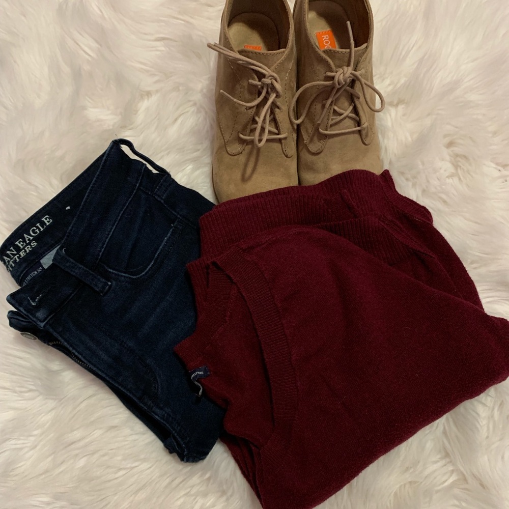 Cream Booties